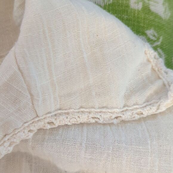 Vintage 70s union made cream top - Picture 5 of 8